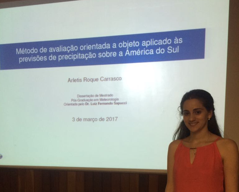 Master dissertation focused on Method of Object-based evaluation applied in BRAMS precipitation forecasts